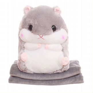 Плед-подушка хомяк