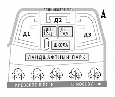 2-к квартира, 57.4 м², 15/22 эт.