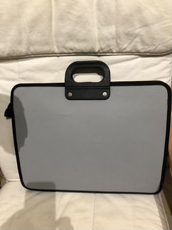 Папка brauberg Портфель пластиковый А4+, на молнии