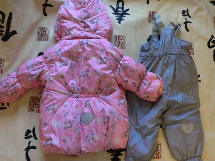 Новый комплект Зима тokka tribe 80+ розово/серый