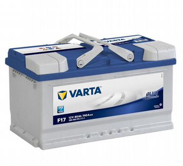 Аккумулятор Varta Blue F17 80Ач обратная поляр