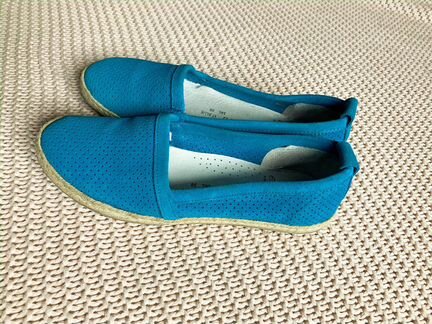 Эспадрильи Эконика голубые