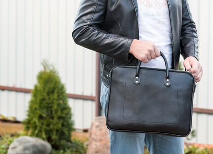 Мужская кожаная сумка 