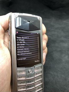 Vertu Ascent X Titanium рст