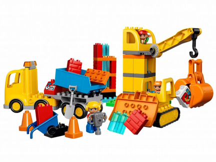 Lego Duplo* 10813 Большая Стройплощадка /новый