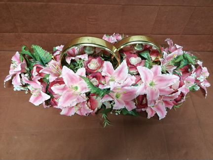 Свадебное украшение кольца