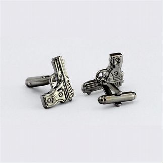 Запонки пистолет. Подарок мужчине,летчик, свадьба