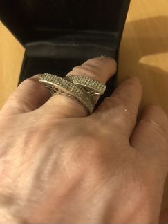 Кольцо серебро 925
