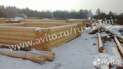 Сруб бани/дома 6х6