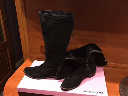 Сапоги замшевые зимние Carlo Pazolini 39-40