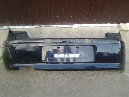 BMW 1 Е87 задний бампер черный