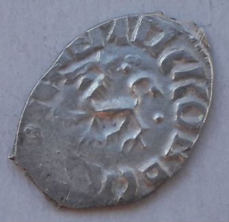 Деньга Псковская,Довмонт,Барс влево.0,85грамм