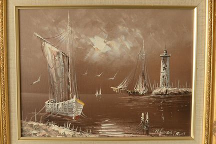 Картина, R.Lindstrom, масло, холст