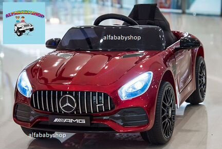 Детский электромобиль Mercedes-Benz AMG GT вишня