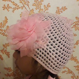 Летние панамки для девочки, 4-6 лет