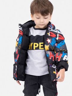 Разноцветная куртка Playtoday 116 cм