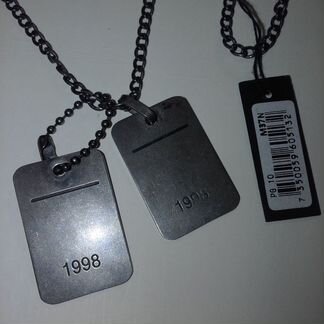 Цепочка мужская с двумя подвесами 2в1oxxo design