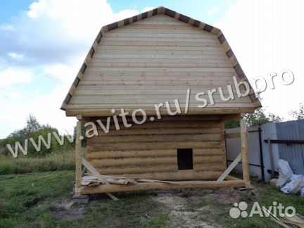 Сруб бани