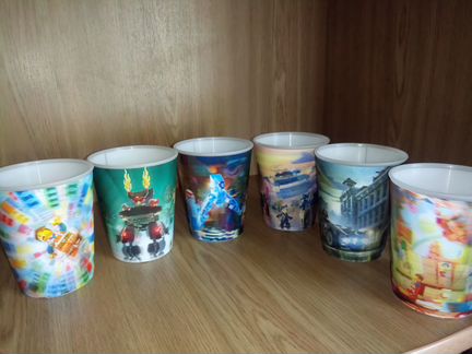 Коллекция стаканов хеппи мил lego
