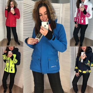 Женские брендовые горнолыжные костюмы.До -30 42-50