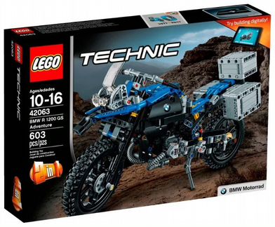 Конструктор lego Technic 42063 Приключения на BMW