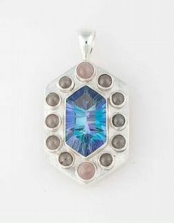 Серебряная подвеска с топазом Kaora Sandara