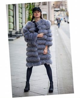 Шуба из песца