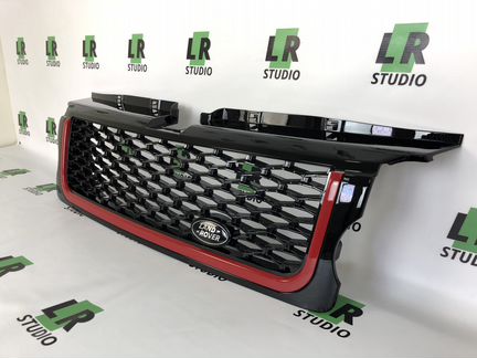 Решетка радиатора RR Sport 2005-2009 с красным