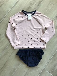 Купальный костюм 50 upf для девочки 98р