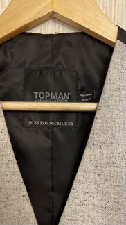 Жилет костюмный Topman