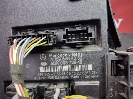 Блок SAM задний Mercedes W245 A169 W245 B170