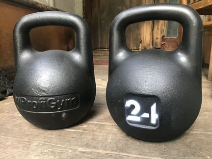 Чугунные гири 24кг и 32кг