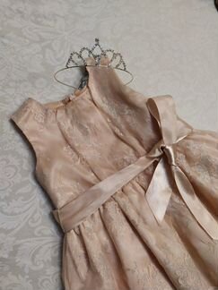 Нежное праздничное платье на принцессу+ диадема