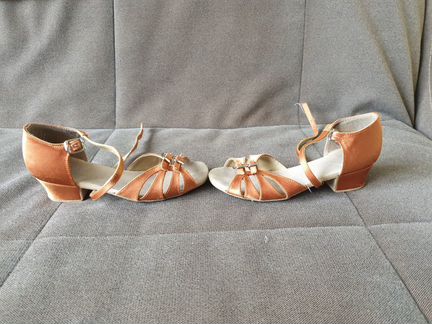 Туфли для бальных танцев б/у, размер 20.5